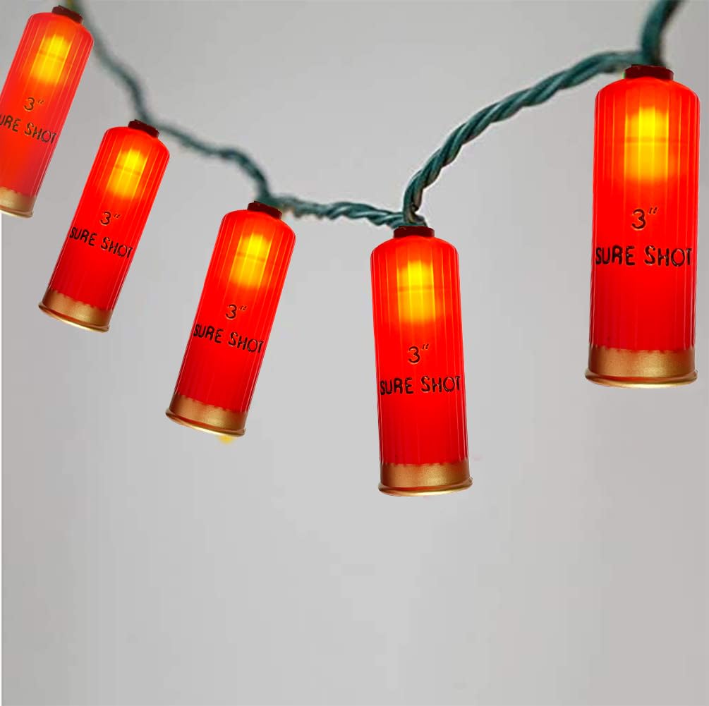 Luzes De Corda De Natal Goothy 8,5 Pés Com 10 Led Bullet Shell