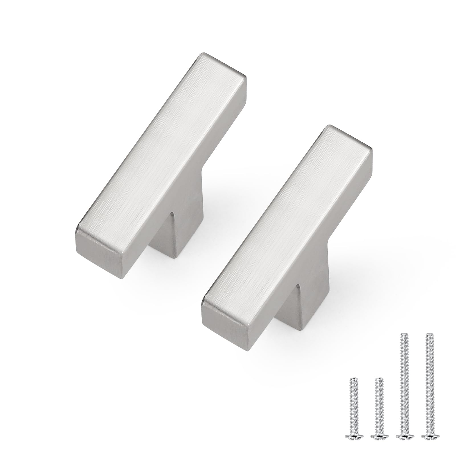 Gabinete Puxa Aço Inoxidável Probrico De Níquel Escovado 50mm