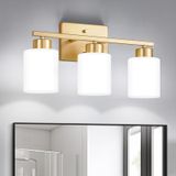 Luminárias De Banheiro Fonmyim Gold 3-light Vanity Light