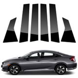 Pillar Posts Door Window Trim Aclong Honda Civic 2016-2021