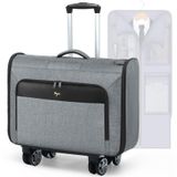 Bolsa De Roupas Rolante Tonyeee Softside 3 Em 1 Carry On Grey
