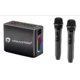 Caixa De Som Bluetooth Portátil Hmaston 120w 2 Microfone