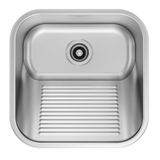 Tanque Docol Loggica 25 L Em Aço Inox Acetinado 40x40 Cm Docol