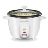 Panela De Arroz E Vaporizador De Alimentos Proctor Silex 10 Xícaras Brancas