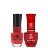 Ana Hickmann Kit De Esmalte Cor Vermelho Amor + Intensificador Da Cor Vermelha