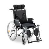 Cadeira De Rodas D700 Reclinável Em Alumínio Dobrável Até 130 Kg Dellamed