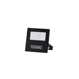 Refletor Taschibra Tr Led Slim 10w Preto Bivolt 3000k Luz Amarela
