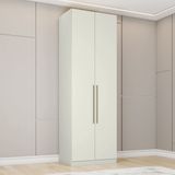 Guarda Roupa 2 Portas Com Cabideiro Seletto Areia Hp