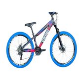 Viking Preto Rosa Tuff25/30 Do Grau Cambio Shimano Rodas Vmaxx Pneuazul