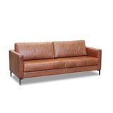 Sofa 02 E 03 Lugares Fixo 2,20 Mt Estofado Living Kifa - Courissimo Caramelo