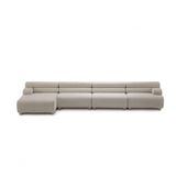 Sofa Carmelo Living Orgânico Estofado Cinza