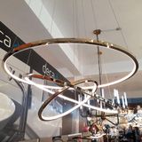 Dinamica Pendente Dcd01254 3 Aneis Led 55w 3000k Dr