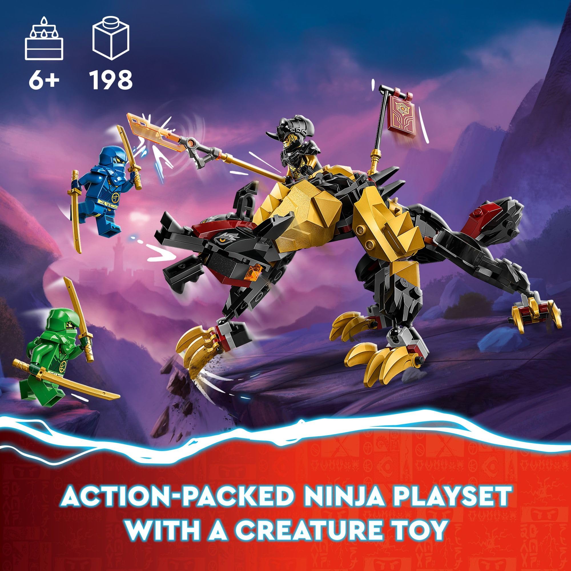 Conjunto De Construção Lego Ninjago Imperium Dragon Hunter Hound