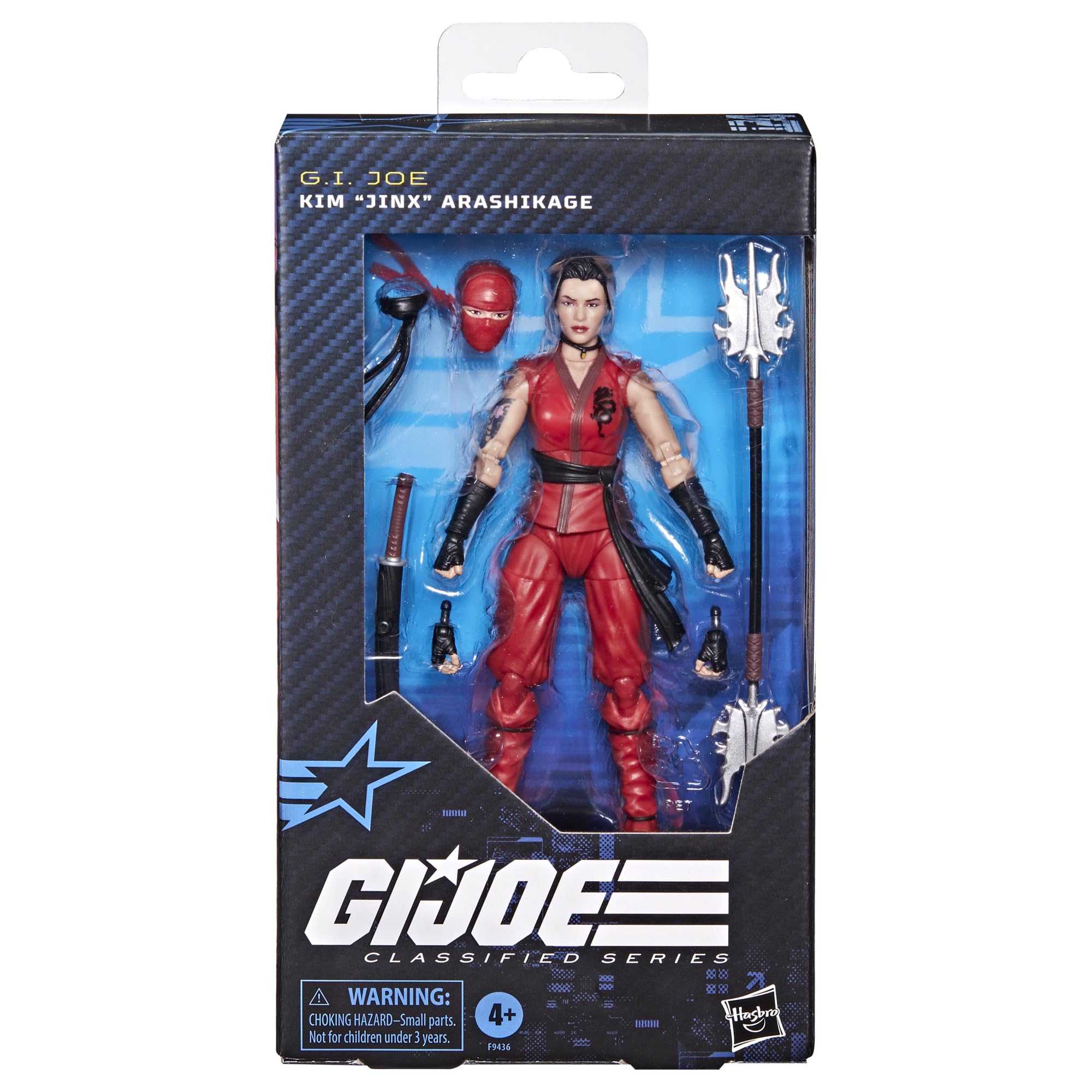 Figura De Ação G.i. Joe Classified Series #124 Kim Jinx Arashikage