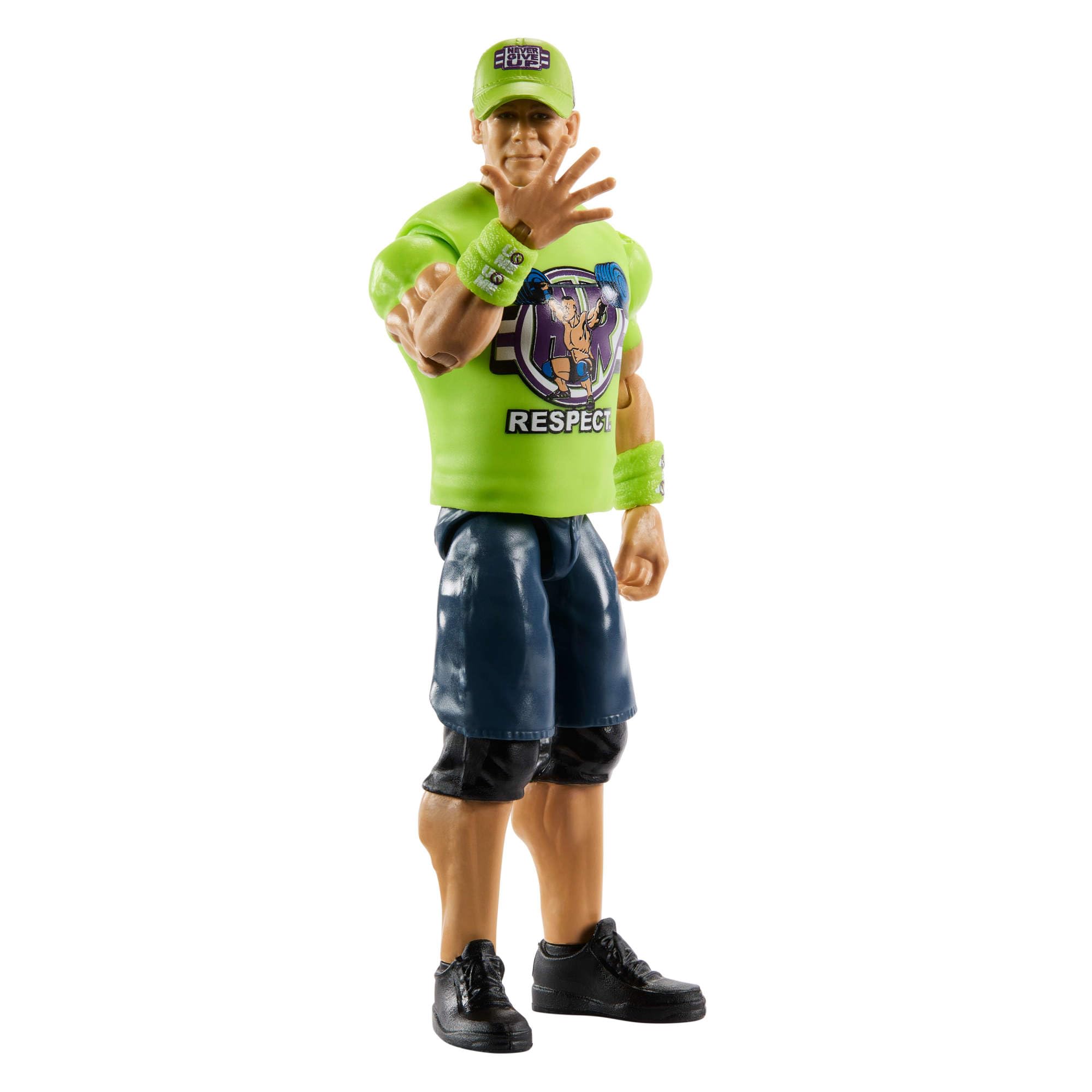 Boneco De Ação Mattel Wwe John Cena 15 Cm Com 10 Articulações