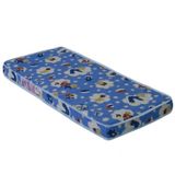 Colchão Mini Berço Bebê 38x90x10 Linha Bb Azul