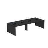 Mesa Plataforma Dupla Para 4 Lugares Para Coworking 110x120/4p Preto