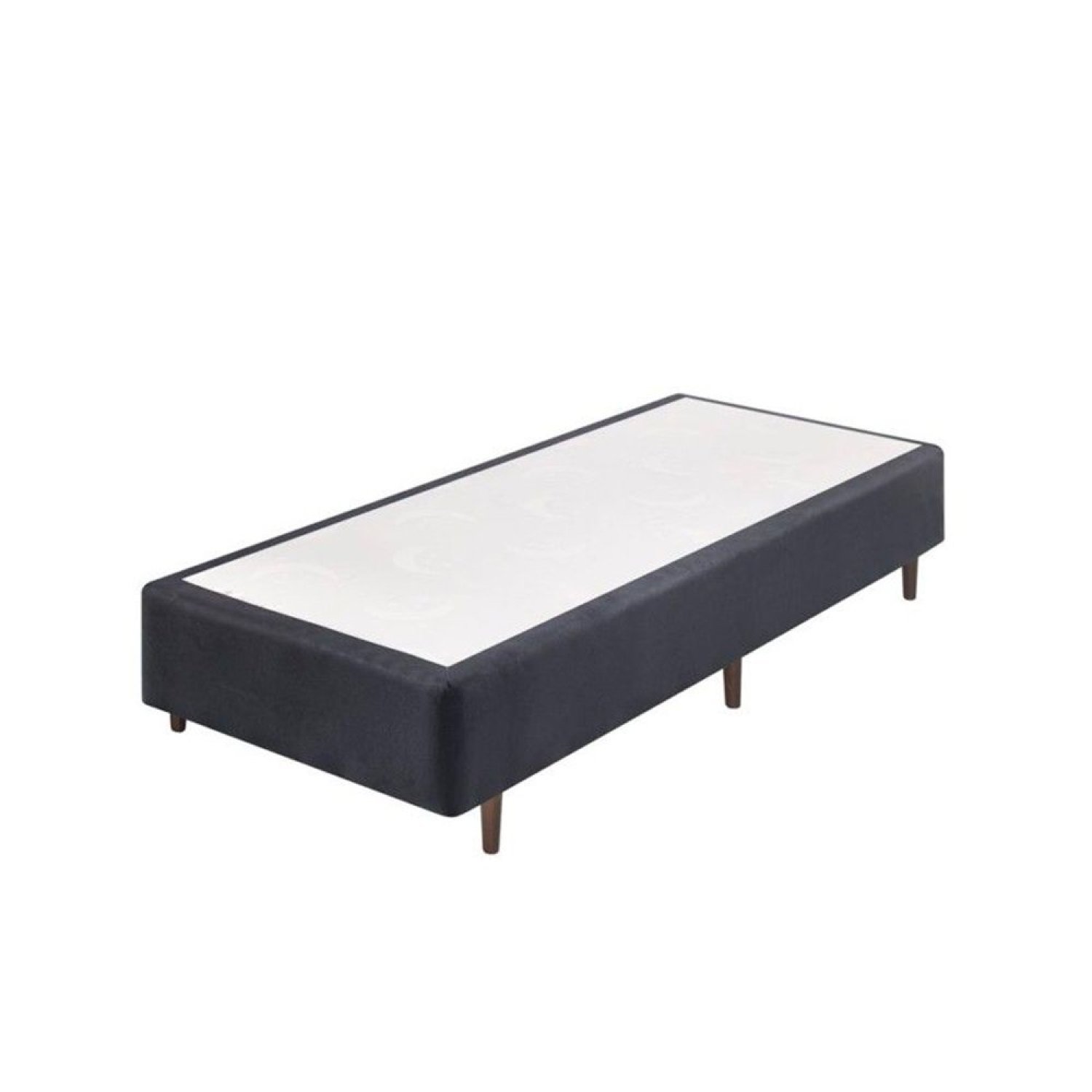 Base Box Somiê Solteiro 96x203x37cm Uni Ecoflex Azul Marinho