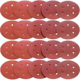 30 X Lixas Disco Grão 9 Polegadas 225mm 6 Furos Lixadeira