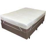 Pillow Top Solteiro Dupla Face 200 Fios 6cm 700g-m 88x188cm Branco