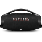 Caixa de Som Boombox Plus Aiwa BBS-01-B 200W Bluetooth 30h IP66 USB Preto Boombox AWS-BBS-01-B Bivolt