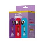 Kit Lubrificante Kmed Trio Kmed 2 Em 1, Kmed Hot E Kmed Ice Com 50g Cada
