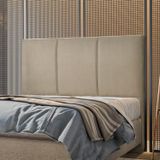 Cabeceira Queen 160cm X 124cm Moscou Veludo Castor