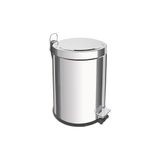 Lixeira Tramontina Brasil Com Pedal 3l Redonda Inox 94538103