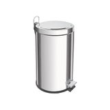 Lixeira Tramontina Brasil Com Pedal 12l Redonda Inox 94538112