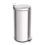 Lixeira Tramontina Brasil Com Pedal 30l Redonda Inox 94538130