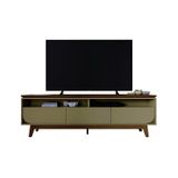 Rack Para Tvs Até 75 Pol Selene 62,5x200x36 Cm Cumaru/opala