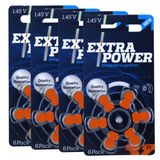 Pilhas Baterias 13 Pr48 Aparelho Auditivo Extra Power - 24 Unidades