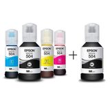Kit De 5x Tintas Epson Original 504 T504
