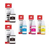 Kit 5 Refil De Tinta Gl190 Canon Original Gi-190 G190