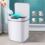 Lixeira Automática Com Sensor Recarregável Escritório 16l
