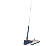 Mop 360 Giratório Triangular Com 2 Refil Limpeza Azul