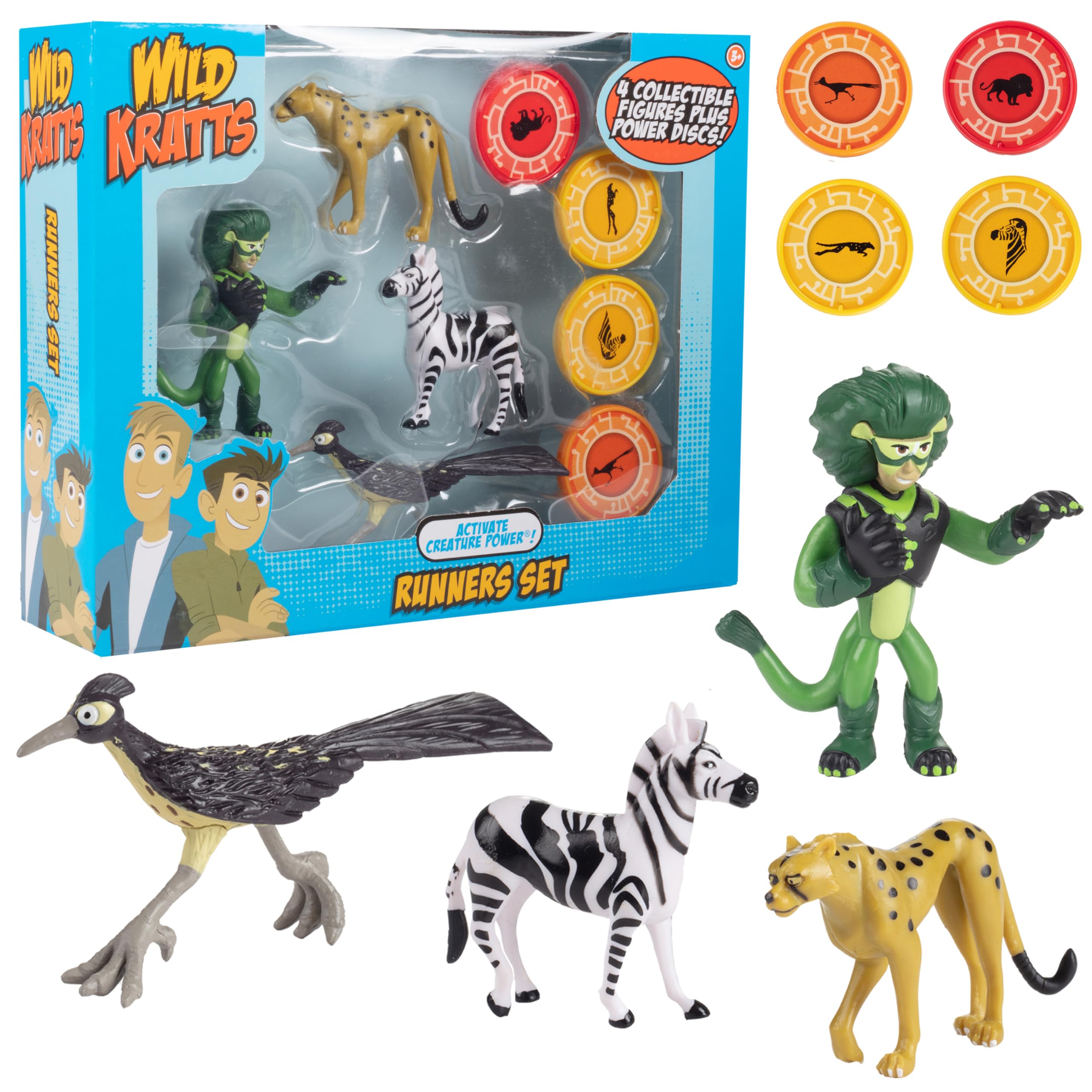 Conjunto De Bonecos Wicked Cool Toys Wild Kratts Activate Creature
