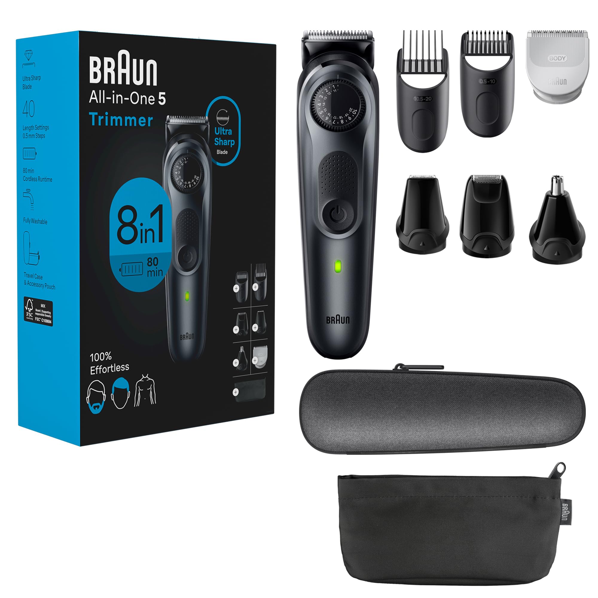 Kit Trimmer Braun All-in-one Style Série 5 5470 Para Homens
