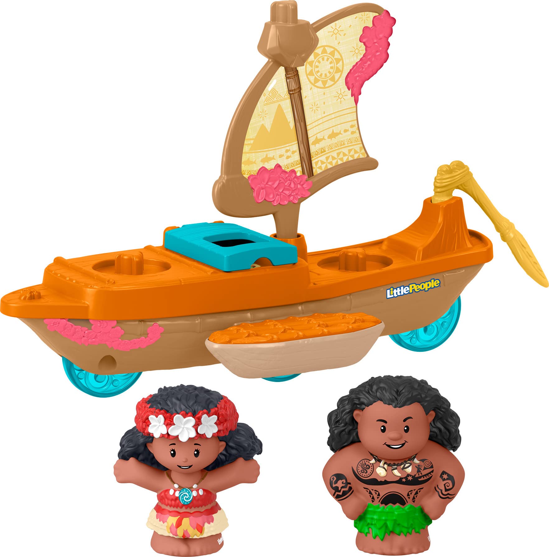 Toy Fisher-price Little People Disney Princess Moana E Maui