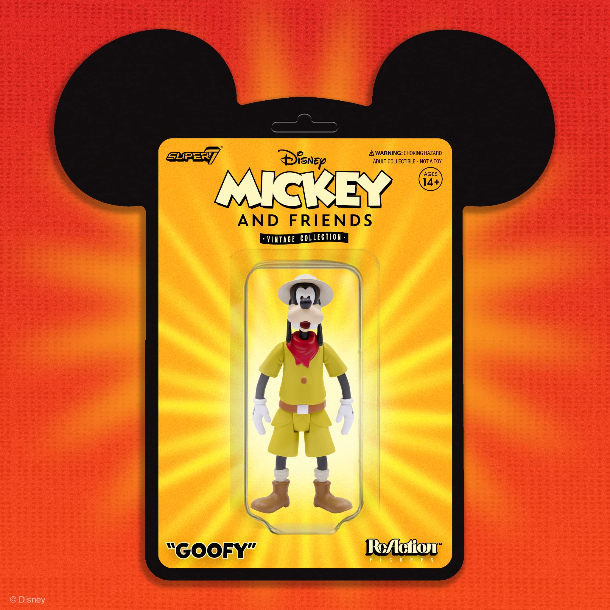 Boneco De Ação Super7 Disney Vintage Collection Goofy 9,5 Cm