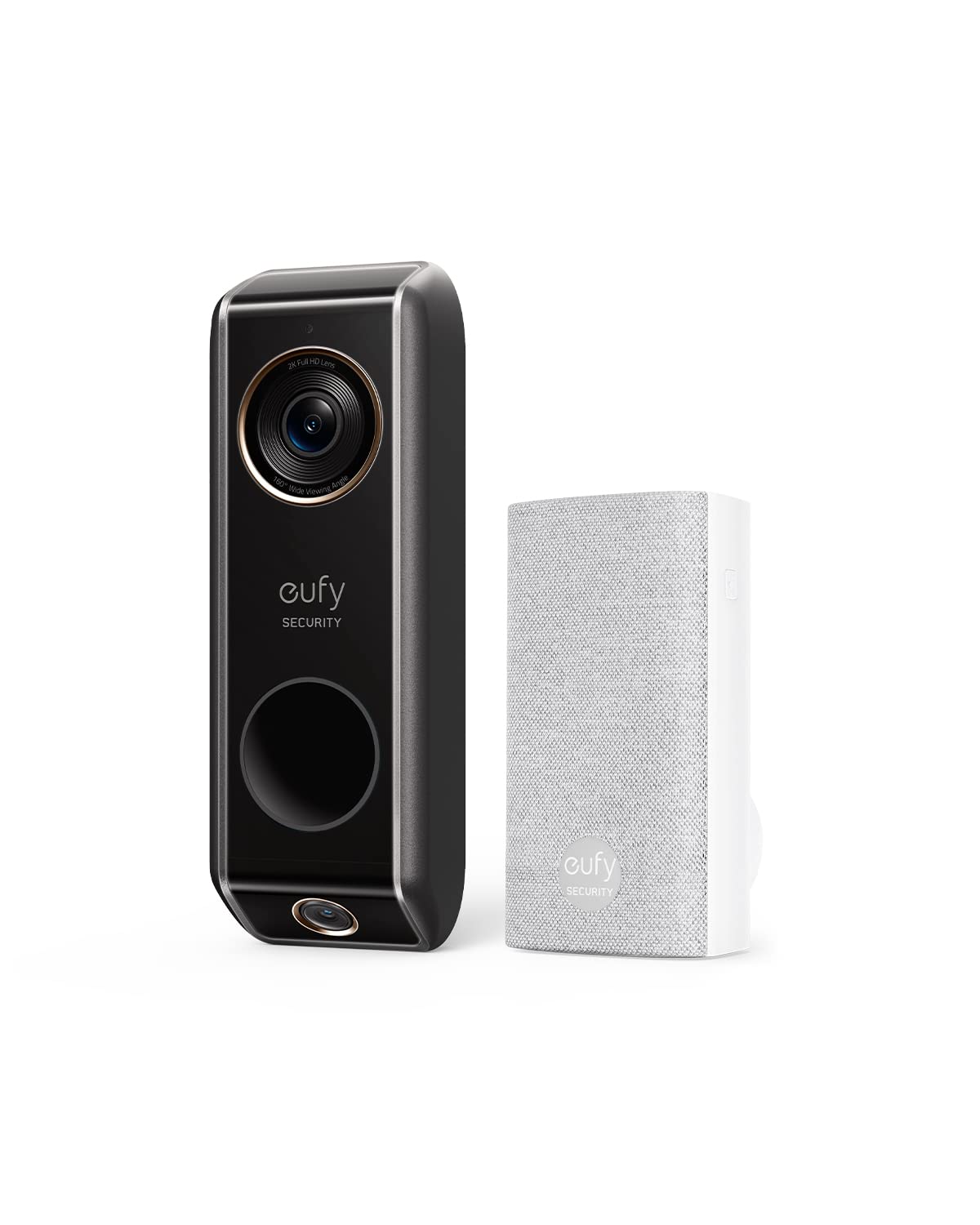 Campainha De Vídeo Eufy Security S330 Com Fio Com Carrilhão 2k Com Hdr