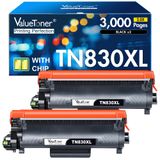 Cartucho De Toner Valuetoner Tn830 Tn-830 Tn830xl De Alto Rendimento