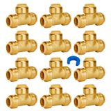 Conector De Tubo De Encanamento Sungator Tee 3/4 Polegadas Push Fit Pex