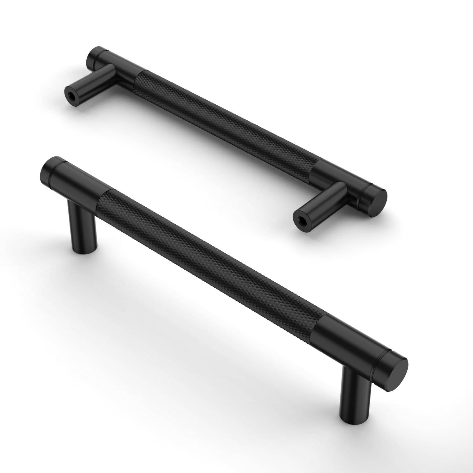 Armário Cabinet Pulls Asidrama, Pacote Com 20, Preto Fosco, 12,8 Cm