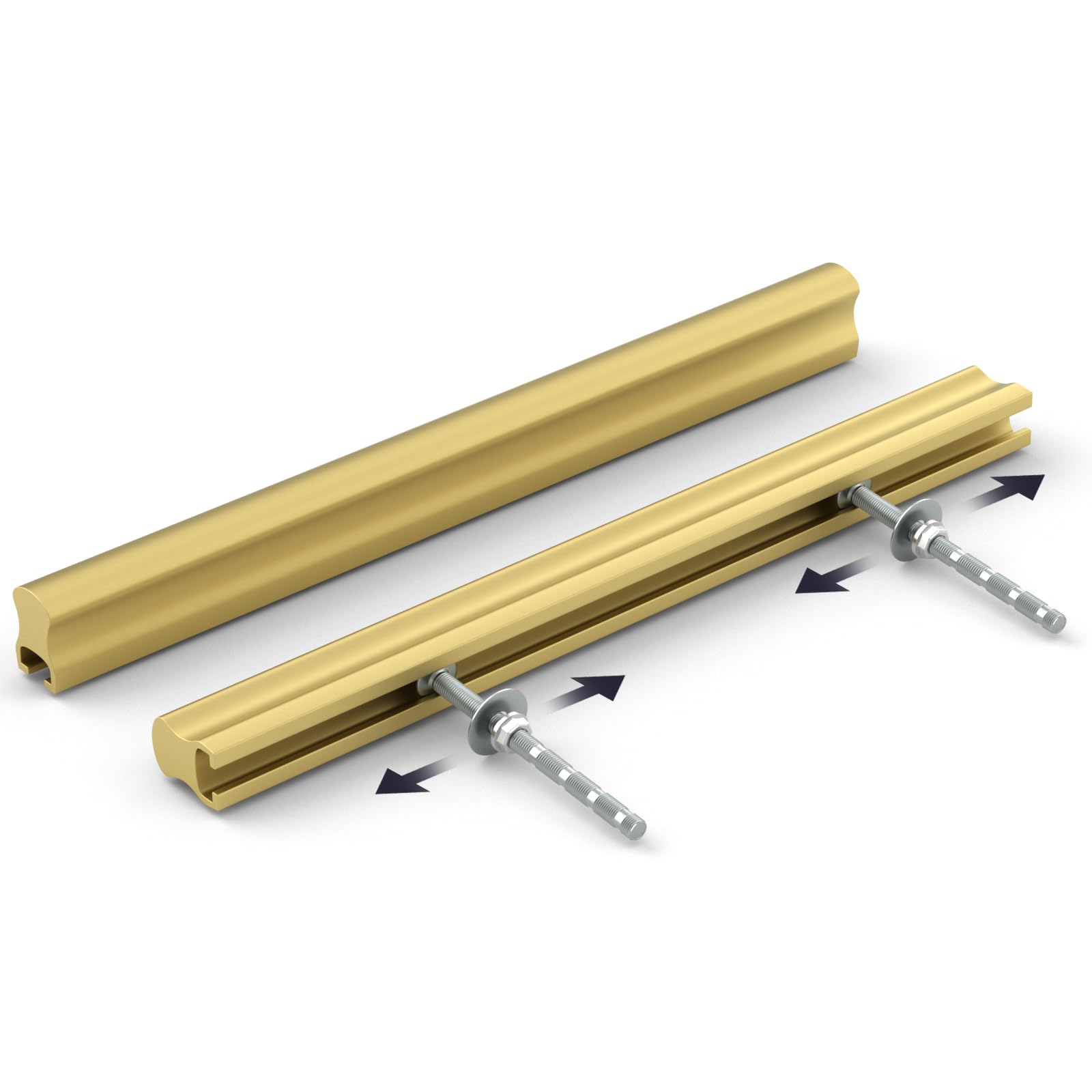 Gaveta Ajustável Cabinet Pulls Goldenwarm, Pacote Com 6 Unidades