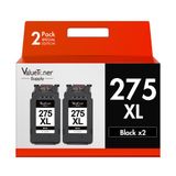 Cartuchos De Tinta Valuetoner Supply 275xl Pretos Para Impressão Canon
