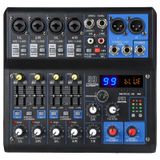 Misturador De Áudio Jindaaudio De 8 Canais Com Bluetooth E Interface Usb