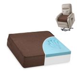Almofada Reclinável Shinnwa Gel Memory Foam Extra Large Caramel
