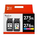 Cartucho De Tinta Valuetoner Supply Remanufaturado Para Canon 275xl E 276xl