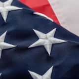 Bandeira Americana Bordada Ao Ar Livre Tns De 6 X 10 Pés Com Anel De Latão